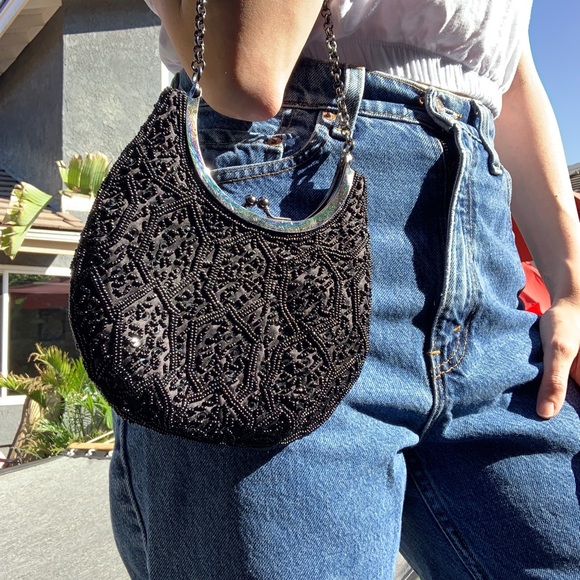 Hillard & Hanson Handbags - Beaded Vintage Purse